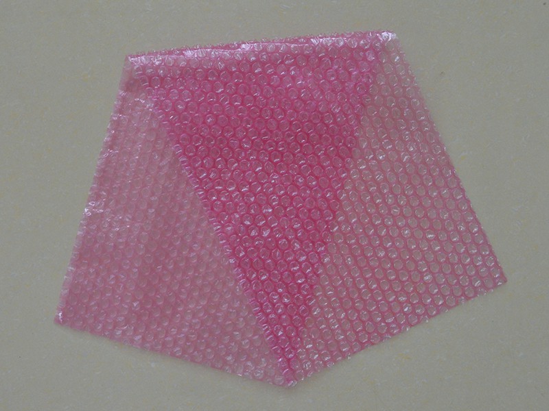 粉色防静电气泡膜
